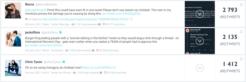 ex tweets