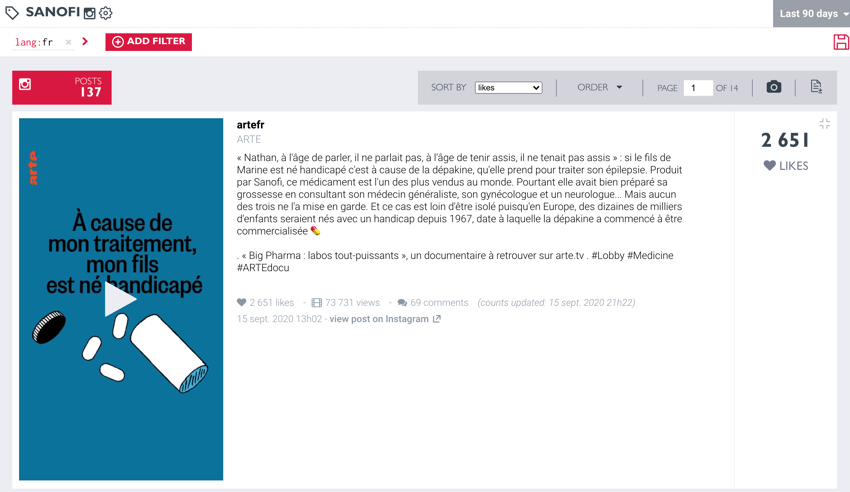 posts instagram sanofi