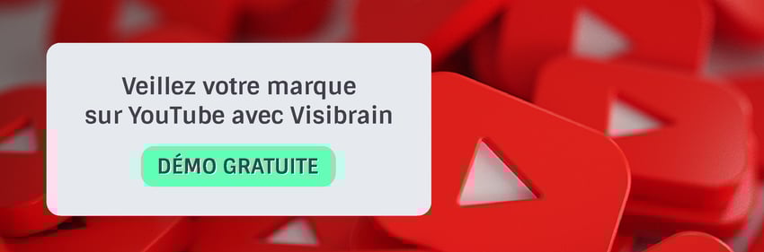 Bandeau démo YouTube - Visibrain