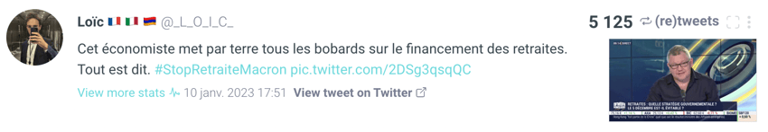 exemple de tweet citant gilles raveaud