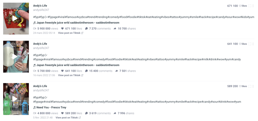 Top Posts Andy's life