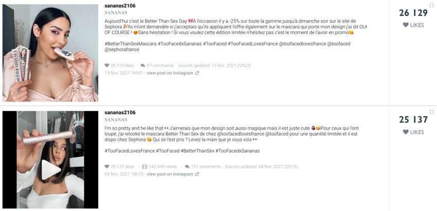 exemples de posts sananas