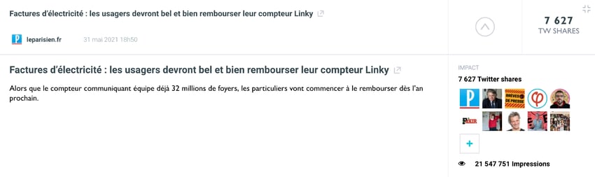article du Parisien