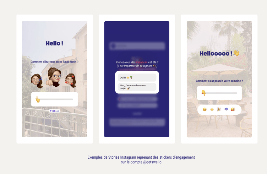 exemples de stories by swello