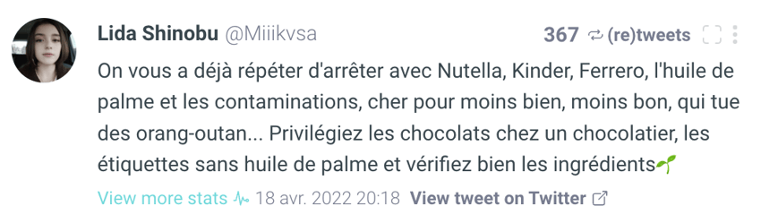 exemple tweet