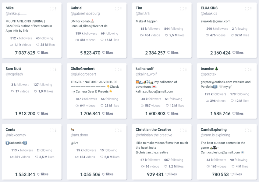 influenceurs