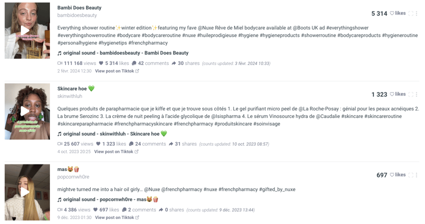 posts