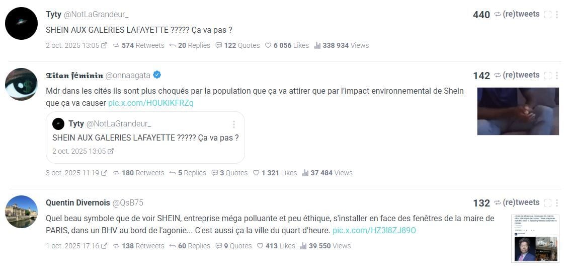 Tweets environnement