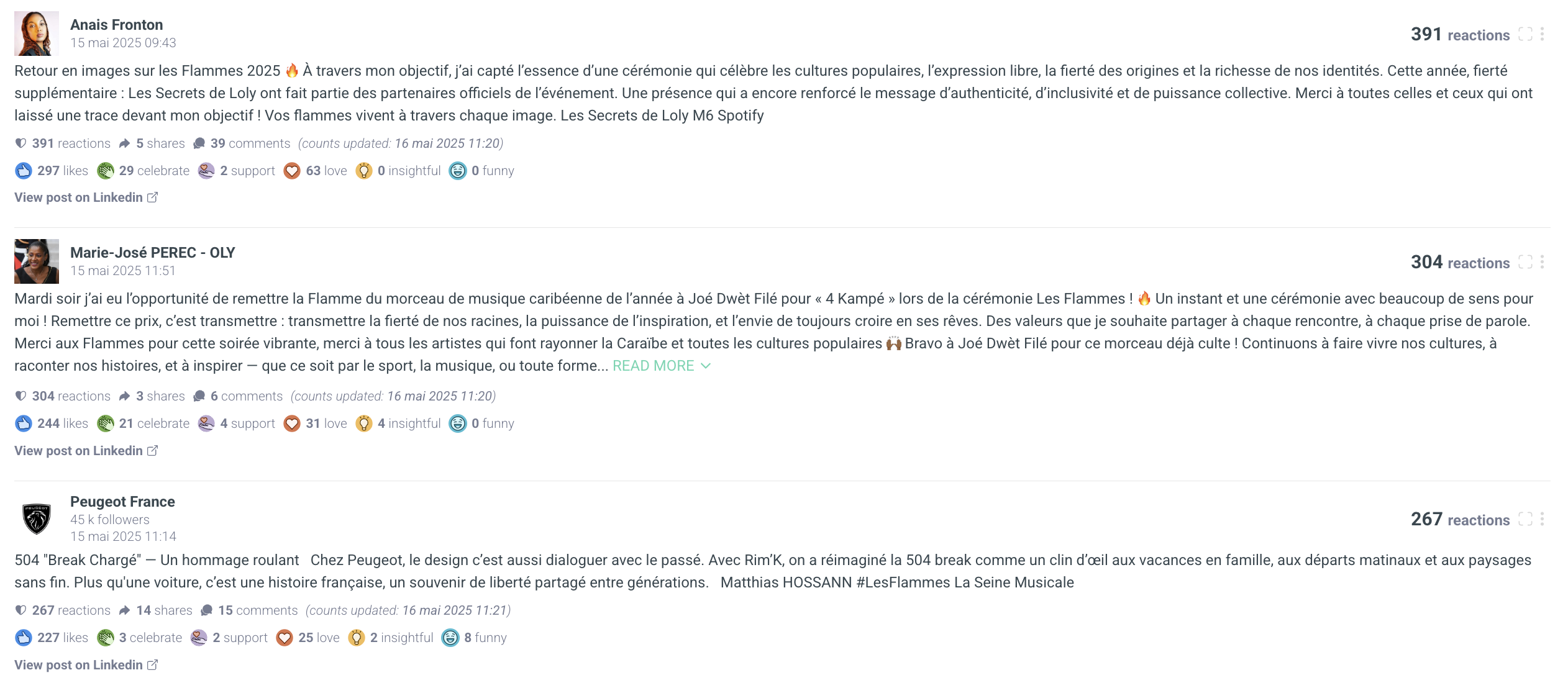 top-posts-linkedin-lesflammes2025