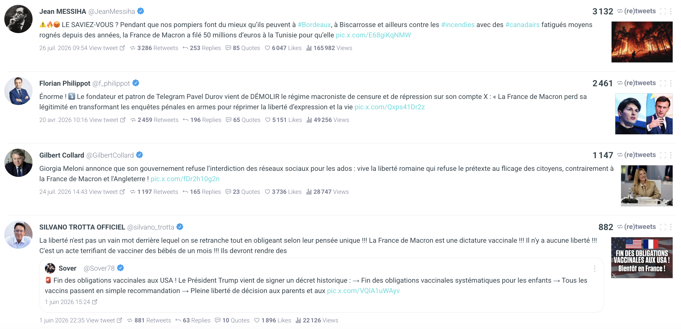 visibrain-tweets-la-france-a-macron